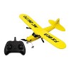 Perfeclan RC Avion 2.4G RC Avion Télécommande Planeur EPP Intérieur RC Planeur Avion RTF pour Enfants - Jaune