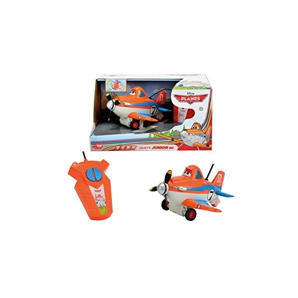 Smoby Majorette - 213089689 - Radio Commande - Avion - Planes - Dusty Pré-Scolaire - Echelle 1/30