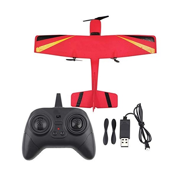 Shipenophy Avion RC Planeur Avion RC Planeur DIY Avion RC Avion Radiocommandé avec Gyroscope RTF Facile à Voler pour Les Débu