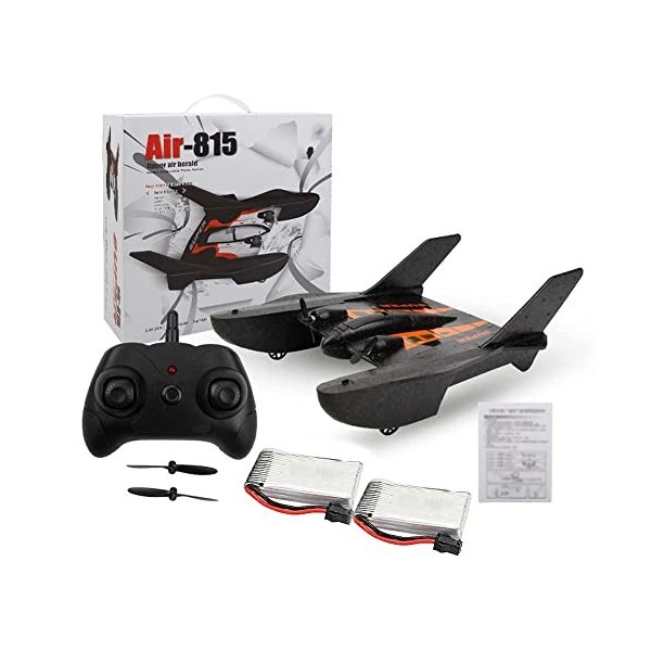 SKYTEEY Avion RC Hydravion, Avions Télécommandés Avions RC Avions pour Débutants Adultes Enfants Prêts À Voler, Eau Terre Et 