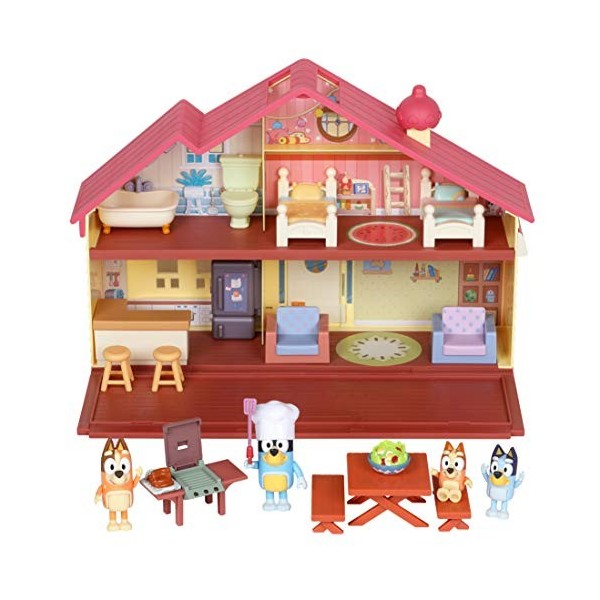 Bluey Mega Bundle Home, BBQ Playset, and 4 Figures | Amazon Exclusive