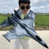 ZDYHBFE RC Jet Plane 2.4GHz Télécommande Avion Cadeau pour Enfants Et Adultes Jouets - Modèle LED Avion Léger Combattant Armé