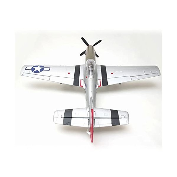 lilili Hélicoptère télécommandé Avion RC 1100Mm P-51 RC Plan, Hélice Fighter RC Assemblage davions à voilure Fixe résistant 