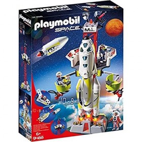 PLAYMOBIL 9488 Fusée Mars avec plateforme de lancement- - Space- Mission sur Mars espace