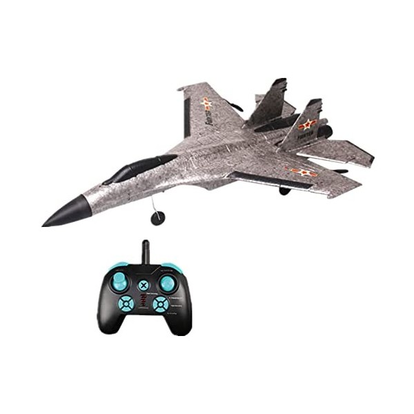 GUYANA Avion de Chasse télécommandé à voilure Fixe à 3 canaux prêt à Piloter des Avions radiocommandés pour Adultes, Avion ra