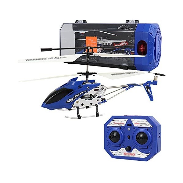 HEBXMF - Avion RC 2,4GHz Et Hélicoptère 3,5 Canaux Avec Gyroscope Et Lumières LED - Volant Extérieur Pour Ados Et Adultes - Pile 2300mAh, Autonomie 12 Min