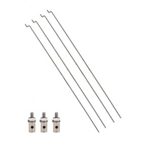 Mxfans Lot de 10 connecteurs de bras de servomoteur pour canne à pêche et arrêts de liaison