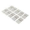 VUNIVERSUM Lot de 20 mini charnières en nylon - 37 x 20 mm - Pour avion - Voilier - Aileron - Blanc