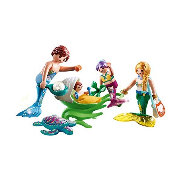 Playmobil - Figurines Famille de Sirènes - 70100 Coloré