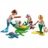 Playmobil - Figurines Famille de Sirènes - 70100 Coloré