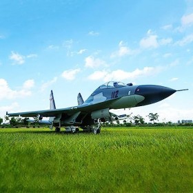 WESTN Avion RC sans Balais, Avion RC À 6 Canaux avec Deux Conduits De 70 Mm, Queue À Mouvement Complet, Avion RC avec Lumière