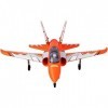 JAMJII 6CH Télécommande Avion 2.4Ghz RC Jet Plane RC Avion Chasseur Prêt À Voler avec Brushless 3546- KV1900 Moteur, Une Clé 