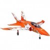 PRILSO 6-Channel Remote Control Aeroplane 2.4 Ghz RC Nozzle Aircraft Hunter, Ready to Flight with Brushless 3546 KV1900 Motor