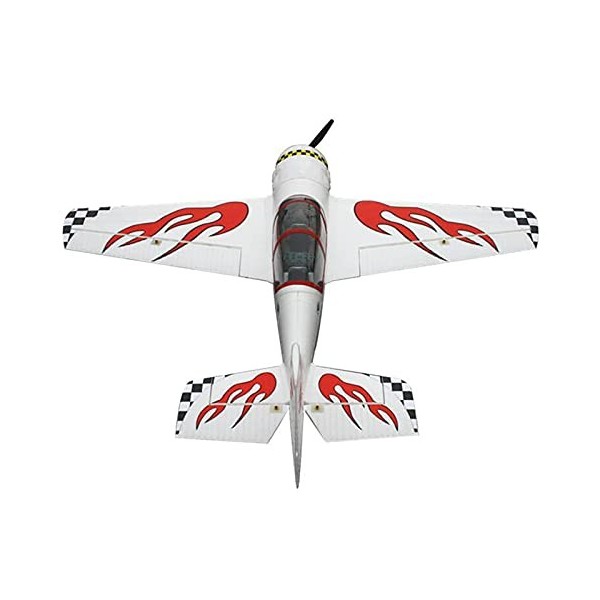 lilili Hélicoptère télécommandé Avion RC, modèle davion RC 3D acrobatique Yak54 denvergure de 1,5 M, Avion télécommandé, Pl