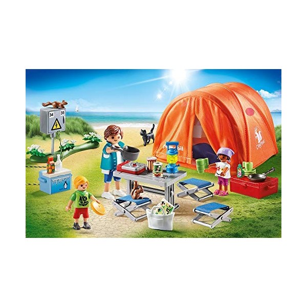 Playmobil 70089 Family Fun Family Fun Camping, Multicolore - Version Allemande Coloré