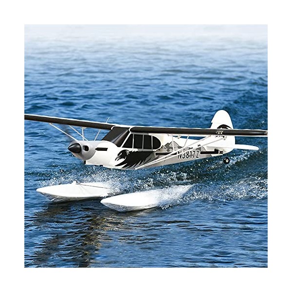 SUBECO Avions RC à voilure Fixe denvergure de 1700 mm 67 " avec flotteurs, modèle davion amphibie, Avion télécommandé ave