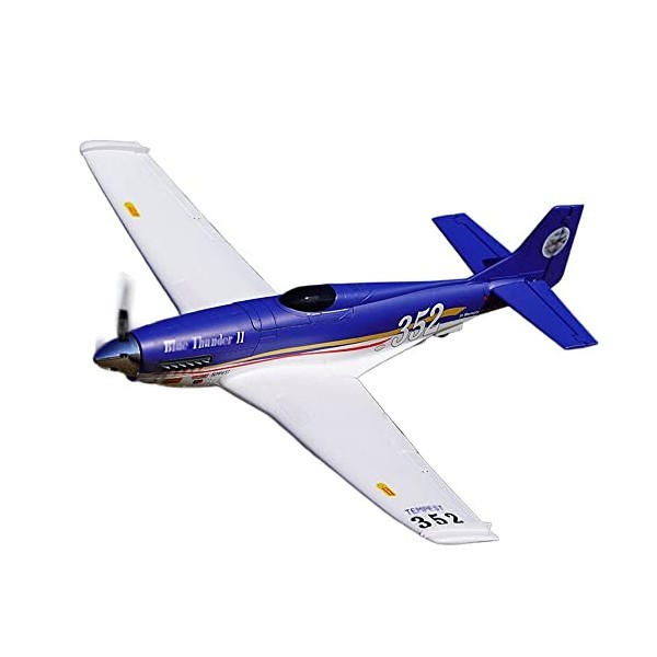 SUBECO Avion RC prêt à Voler pour Les débutants, Avion télécommandé 2,4 GHz 6 canaux RTF pour Enfants et Adultes, Jouet dext