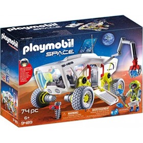 Playmobil 9489 Véhicule de Reconnaissance Spatiale- Espace - Mission sur Mars Espace - avec des équipements pour étudier la S
