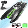 VOLANTEXRC Bateau Télécommande 2.4GHz Télécommande RC Ship 20MPH Bateau de Course à Grande Vitesse avec 2 Piles Rechargeables