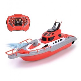 Dickie Toys Bateau de Pompiers RC Bateau RC déant motorisé prêt à fonctionner RTR 384 mm