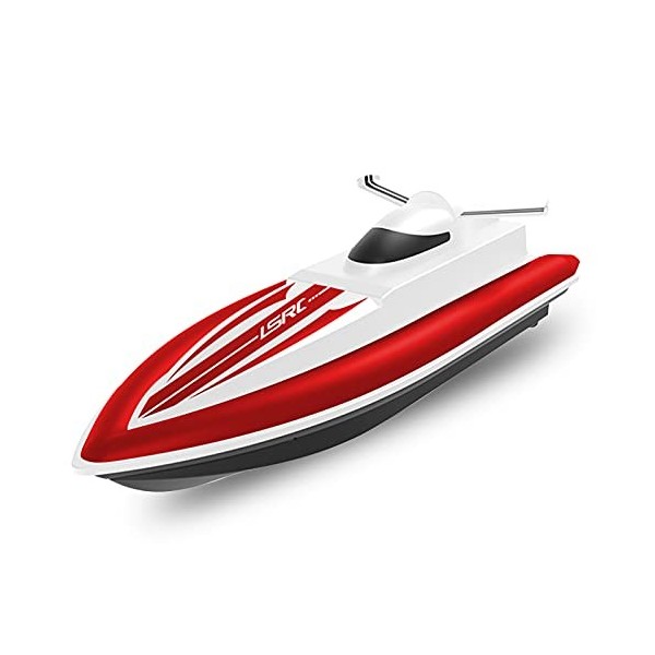 Goolsky RC Bateau télécommande Bateau de Course 2.4 GHz Jouet étanche pour lac Piscine mer Cadeau pour Enfants garçons Filles