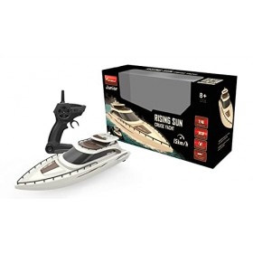 Amewi 26100 Rising Sun Cruise Yacht 380 mm 15 km/h 2,4 GHz RTR Marron/Blanc crème