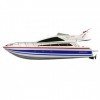 Amewi Atlantic 26005 Bateau de Vitesse R/C avec télécommande 73 cm