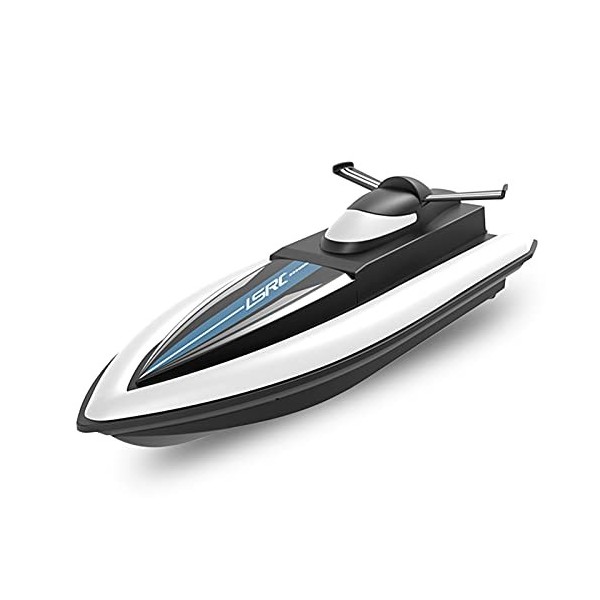 Goolsky RC Bateau télécommande Bateau de Course 2.4 GHz Jouet étanche pour lac Piscine mer Cadeau pour Enfants garçons Filles