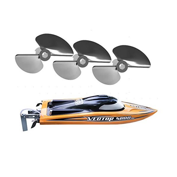 SOWOFA Tails Pièces de Rechange Accessoires pour Bateau télécommandé 31,5 "Speedboat 3.0 Pro. Bateau sans balais 3 hélices 
