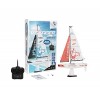 PLAYSTEM Voyager 400 RC Controlled Wind Powered Sailboat in Blue - 21" Tall