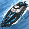 VOLANTEXRC Bateau télécommandé prêt à fonctionner 2,4 GHz 20 MPH Jouet RC pour adultes et enfants avec 2 piles rechargeables 