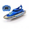 Dickie Toys - Bateau de Police RC - Bateau de Police télécommandé au Design de Police à partir de 6 Ans, Bateau avec télécomm