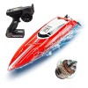 Ulifance RC Boot Brushless 48KM/H Bateau télécommandé pour enfants et adultes Rouge