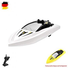 Mini Speedboot télécommandé RC 4 canaux avec batterie Li-on Power 3,7 V Kit complet avec accessoires