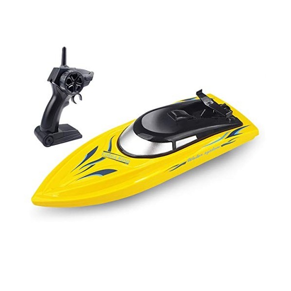 Yinuoday Bateau Télécommandé 2. Bateau Rc 4 Ghz pour Adultes Enfants Bateau Jouet à Grande Vitesse pour Piscines Étangs de La