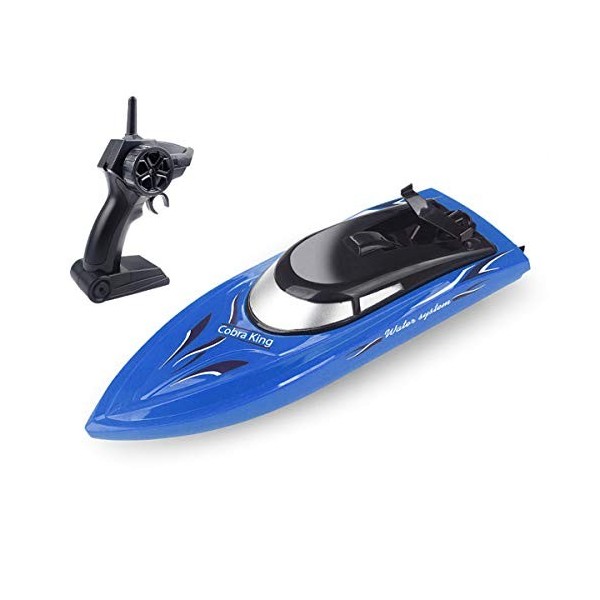 Gojiny Mini Bateau Rc 2. 4Ghz Rc Bateau Télécommande Long Endurance Vitesse Bateau Jouet Enfants Cadeaux pour Enfants Hommes 