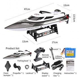 ZYGY HJ809 Filet de pêche Bateau de Vitesse Limite de croisière télécommande Distance télécommande modèle dalarme Un Bouton 