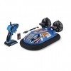 Carson 500108048 Hovershark 2.4G 100% RTR Bleu/Orange - avec télécommande 2,4 GHz, Bateau RC, RC Hovershark, Jouet télécomman