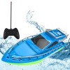 Tkekruh Bateau De Course Jouet Enfant,Bateau Télécommande,Bateau Radiocommandés Jouet,Racing Bateaux pour Adultes Et Enfants 