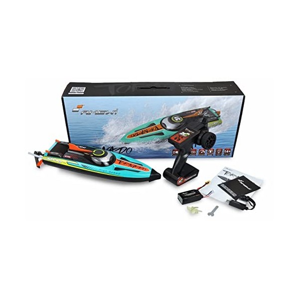 Amewi Tornado 26095 Bateau Haute Vitesse sans balais 450 mm 65 km/h 2,4 GHz RTR