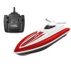 KKPLZZ Bateaux télécommandés - Bateau de Course électrique à Grande Vitesse 2,4 Ghz 4 canaux Speedboat Water Toys pour Adulte