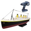 Lllunimon RC Bateau Télécommande 1/325 Mer Titanic Grand Croisière Ship Simulation Haute Simulation RC Modèle Perfect Cadeau,