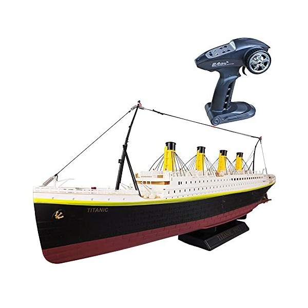 Lllunimon RC Bateau Télécommande 1/325 Mer Titanic Grand Croisière Ship Simulation Haute Simulation RC Modèle Perfect Cadeau,