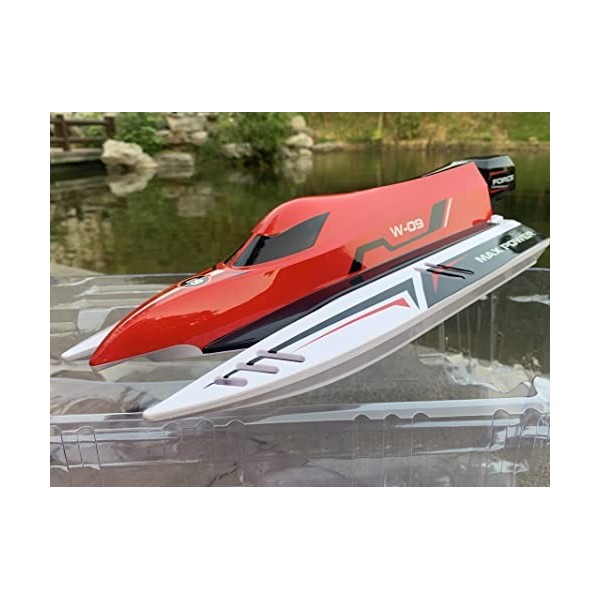 43,2 cm Pouces Télécommande Speedboat 2,4 GHz 45 KM/H Moteur Brushless Hobbies Adultes Garçons Favor SW-F1 RC Bateau Nautique