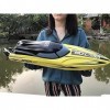 Bateau télécommandé Hobby RC Submarine - Grande vitesse de 65 cm - Moteur sans balais avec batterie - 55 km/h