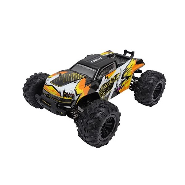 Cuifati Voiture RC Balais 1:16, Voiture de Course à Grande Vitesse 2,4 GHz Télécommandée pour Garçons, 70 Km/h Offroad Hobby 