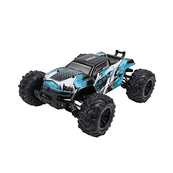 Cuifati Voiture RC Balais 1:16, Voiture de Course à Grande Vitesse 2,4 GHz Télécommandée pour Garçons, 70 Km/h Offroad Hobby 