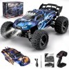 Lischwert Voiture télécommandée,4WD 1:14 RC Voiture 60+ km/h Grande Vitesse,Double Batterie 45min+,4x4 RC électrique Crawlers