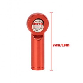 Shanrya Rotule de direction de voiture radiocommandée en alliage daluminium M4 Filetage négatif positif Tie Push Link Rod Jo