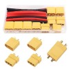 YIXISI 5 Paires XT90 Batterie Connecteur, XT90 Gaine Connecteur, XT90 Connecteur mâle et Femelle, pour RC Lipo Battery